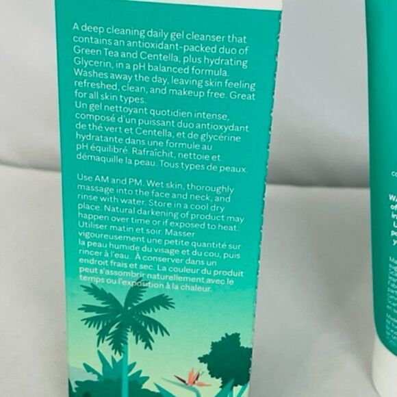 Inkey List SELFLESS BY HYRAM ~ CENTELLA & GREEN TEA DAILY GEL CLEANSER ~ 5.0 OZ - Picture 4 of 5
